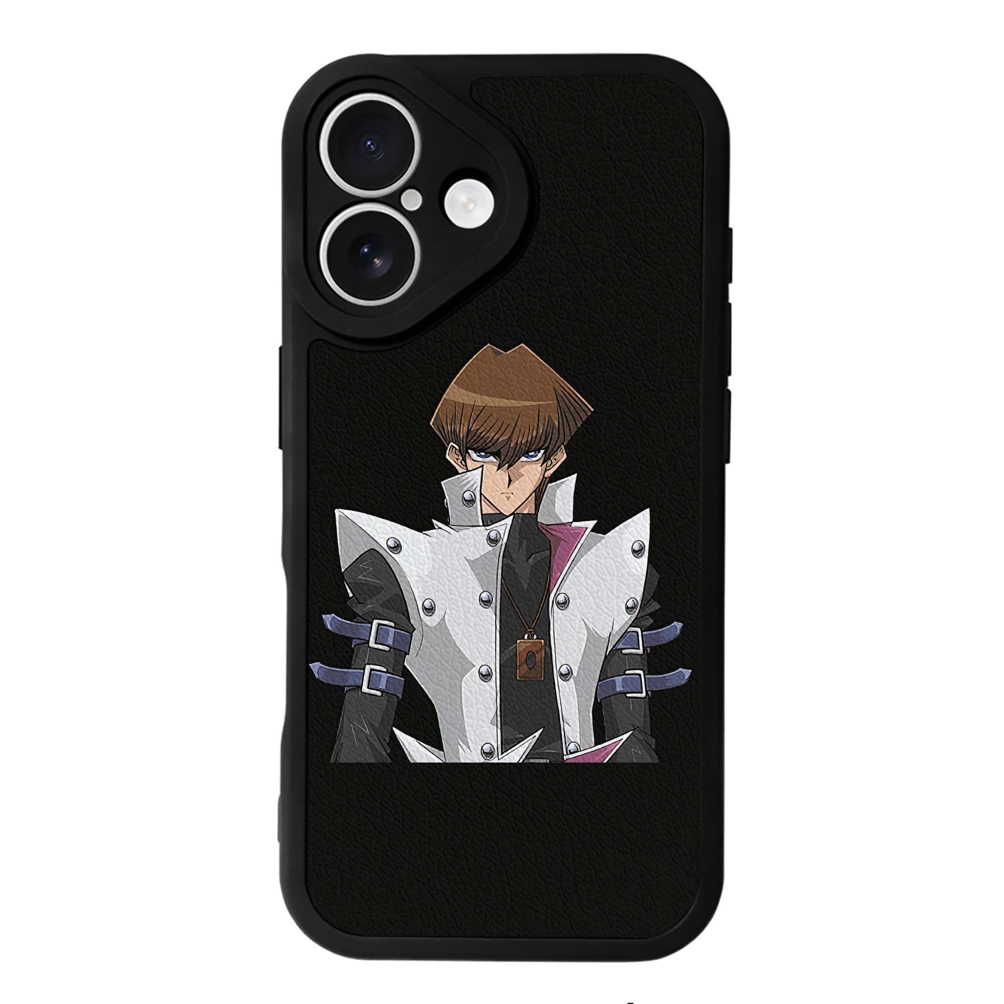 遊☆戯☆王 Yu-Gi-Oh! 【iPhone 16シリーズ対応】シリコンスマホケース（レザー調） 材質：シリコン